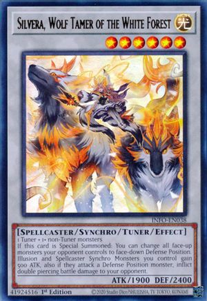 Silvera, Wolf Tamer of the White Forest (INFO-EN038) - Ultra Rare - 1st Edition - The Infinite Forbidden