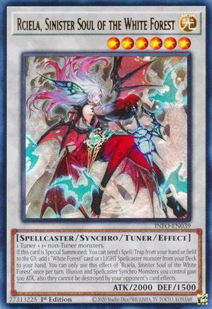 Rciela, Sinister Soul of the White Forest (INFO-EN039) - Ultra Rare - 1st Edition - The Infinite Forbidden