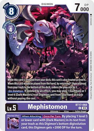 Mephistomon (BT17-068)  Common - Secret Crisis