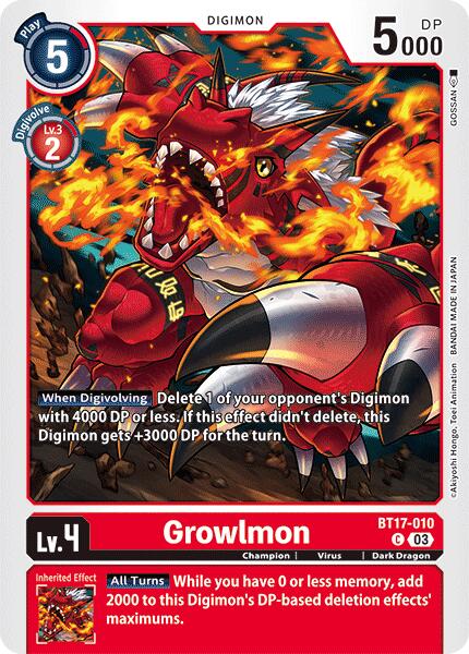 Growlmon [BT17-010] [Secret Crisis]