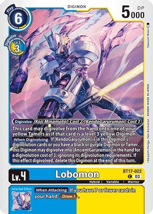 Lobomon (BT17-022)  Common - Secret Crisis