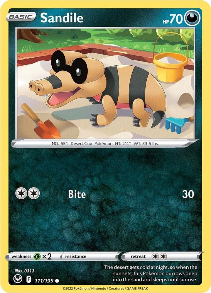 Sandile 111/195 (SWSH12: Silver Tempest) 
