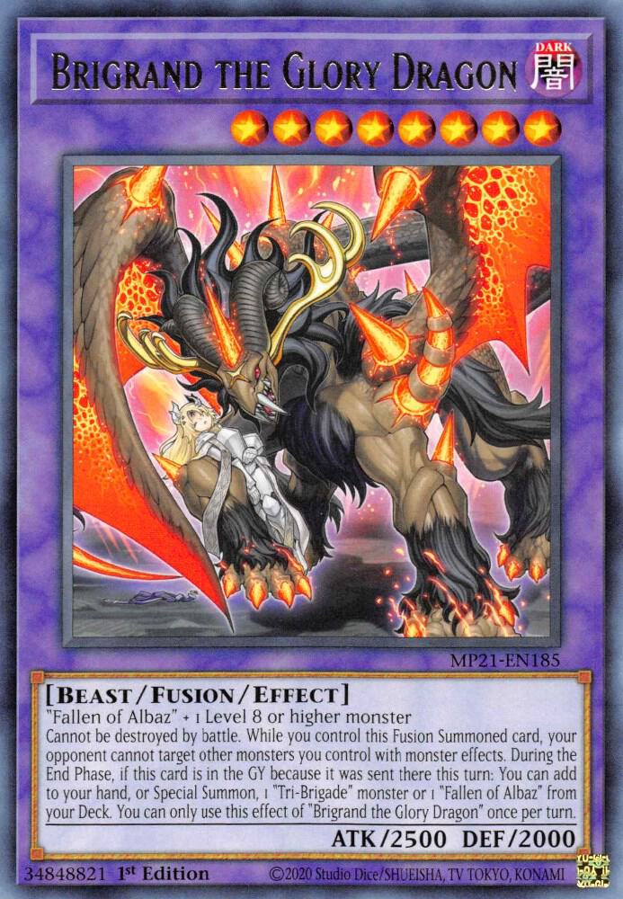 Brigrand the Glory Dragon MP21-EN185 (2021 Tin of Ancient Battles)  - 1st Edition