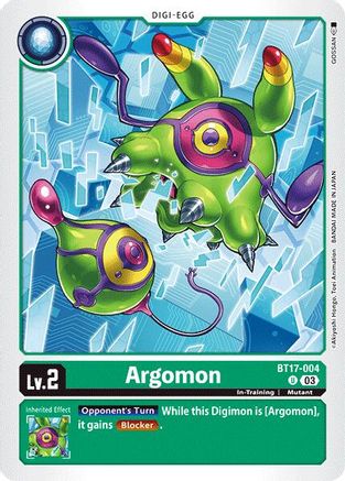Argomon - BT17-004 (BT17-004)  Uncommon - Secret Crisis