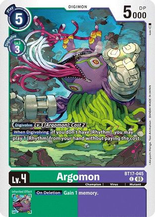 Argomon - BT17-045 (BT17-045)  Common - Secret Crisis