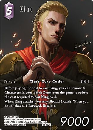 King (Full Art) (23-082H)Foil - Hero - Hidden Trials