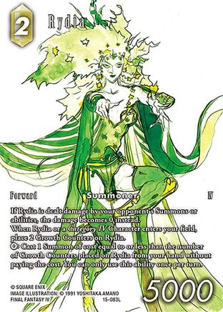 Rydia (Full Art Reprint) (15-083L)Foil - Legend - Hidden Trials