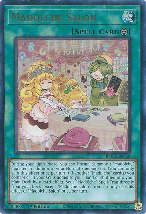 Madolche Salon UR RA03-EN069 (Quarter Century Bonanza)  - 1st Edition