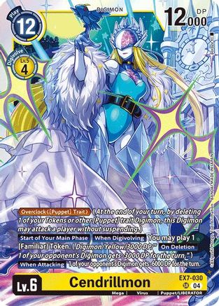 Cendrillmon (EX7-030) Foil Super Rare - Digimon LIBERATOR