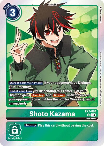 Shoto Kazama [EX7-064] [Digimon LIBERATOR]