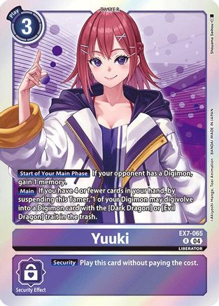 Yuuki (EX7-065) Foil Rare - Digimon LIBERATOR