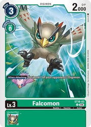 Falcomon (ST18-03)  Common - Starter Deck 18: Guardian Vortex