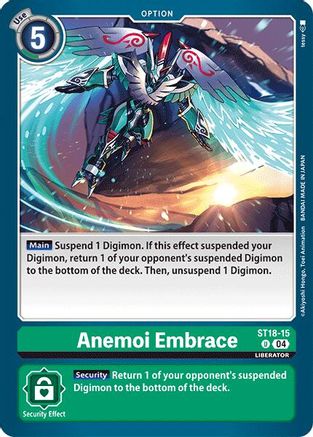 Anemoi Embrace (ST18-15)  Uncommon - Starter Deck 18: Guardian Vortex