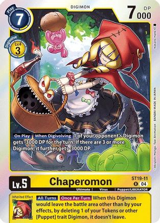 Chaperomon (ST19-11) Foil Rare - Starter Deck 19: Fable Waltz