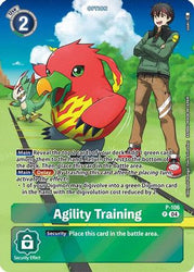 Agility Training (Starter Deck 18 Exclusive) (P-106) Foil Promo - Digimon Promotion Cards