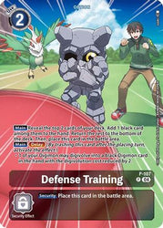 Defense Training (Starter Deck 18 Exclusive) (P-107) Foil Promo - Digimon Promotion Cards