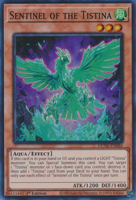 Sentinel of the Tistina DUNE-EN086 (Duelist Nexus)  - 1st Edition