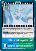 Return to the Primogenitor BT17-097 U (Secret Crisis) 