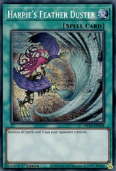 Harpie's Feather Duster (Alternate Art) (MP24-EN058) - Prismatic Secret Rare - 1st Edition - 25th Anniversary Tin: Dueling Mirrors