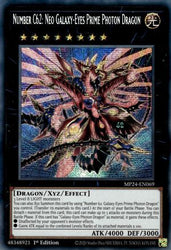 Number C62: Neo Galaxy-Eyes Prime Photon Dragon (MP24-EN069) - Prismatic Secret Rare - 1st Edition - 25th Anniversary Tin: Dueling Mirrors