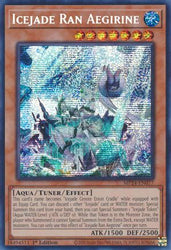 Icejade Ran Aegirine (MP24-EN077) - Prismatic Secret Rare - 1st Edition - 25th Anniversary Tin: Dueling Mirrors