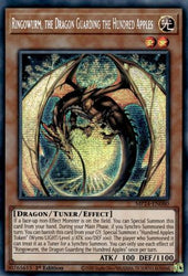 Ringowurm, the Dragon Guarding the Hundred Apples (MP24-EN080) - Prismatic Secret Rare - 1st Edition - 25th Anniversary Tin: Dueling Mirrors