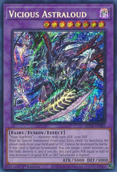 Vicious Astraloud (MP24-EN083) - Prismatic Secret Rare - 1st Edition - 25th Anniversary Tin: Dueling Mirrors