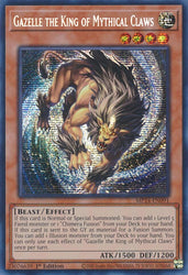 Gazelle the King of Mythical Claws [MP24-EN091] Prismatic Secret Rare