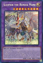 Sleipnir the Runick Mane (MP24-EN096) - Prismatic Secret Rare - 1st Edition - 25th Anniversary Tin: Dueling Mirrors