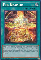 Fire Recovery (MP24-EN126) - Prismatic Secret Rare - 1st Edition - 25th Anniversary Tin: Dueling Mirrors