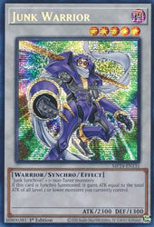 Junk Warrior (MP24-EN131) - Prismatic Secret Rare - 1st Edition - 25th Anniversary Tin: Dueling Mirrors