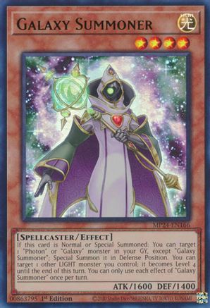 Galaxy Summoner (MP24-EN166) - Ultra Rare - 1st Edition - 25th Anniversary Tin: Dueling Mirrors