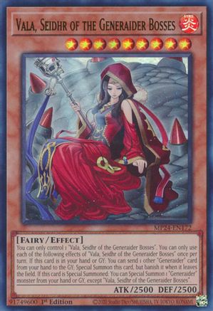Vala, Seidhr of the Generaider Bosses (MP24-EN172) - Ultra Rare - 1st Edition - 25th Anniversary Tin: Dueling Mirrors