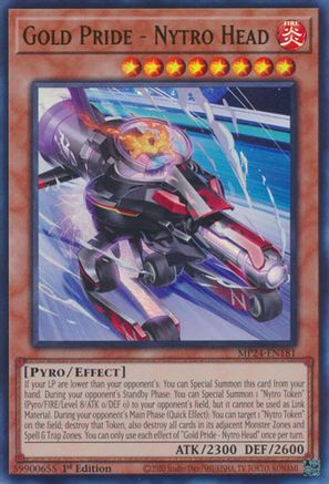 Gold Pride - Nytro Head (MP24-EN181) - Ultra Rare - 1st Edition - 25th Anniversary Tin: Dueling Mirrors