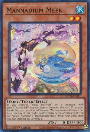 Mannadium Meek (MP24-EN190) - Ultra Rare - 1st Edition - 25th Anniversary Tin: Dueling Mirrors