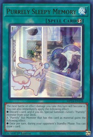 Purrely Sleepy Memory (MP24-EN198) - Ultra Rare - 25th Anniversary Tin: Dueling Mirrors