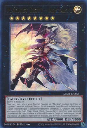 Magikey Deity - Ashtartu (MP24-EN232) - Ultra Rare - 1st Edition - 25th Anniversary Tin: Dueling Mirrors