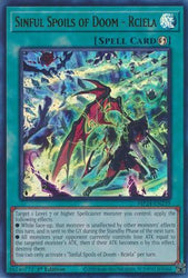 Sinful Spoils of Doom - Rciela (MP24-EN239) - Ultra Rare - 25th Anniversary Tin: Dueling Mirrors