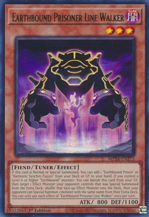 Earthbound Prisoner Line Walker (MP24-EN275) - Ultra Rare - 1st Edition - 25th Anniversary Tin: Dueling Mirrors