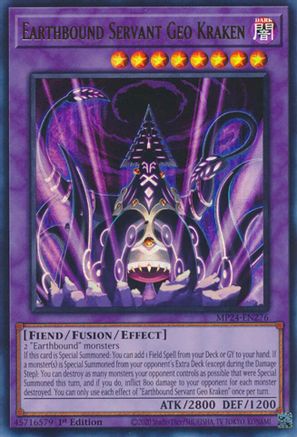 Earthbound Servant Geo Kraken (MP24-EN276) - Ultra Rare - 1st Edition - 25th Anniversary Tin: Dueling Mirrors