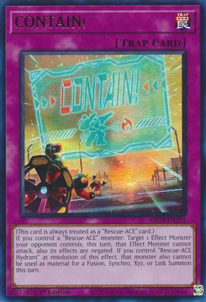 CONTAIN! (MP24-EN283) - Ultra Rare - 1st Edition - 25th Anniversary Tin: Dueling Mirrors