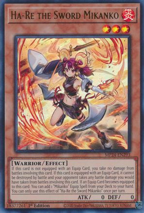 Ha-Re the Sword Mikanko (MP24-EN293) - Ultra Rare - 25th Anniversary Tin: Dueling Mirrors