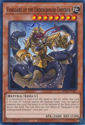 Vanguard of the Underground Emperor (MP24-EN307) - Common - 1st Edition - 25th Anniversary Tin: Dueling Mirrors
