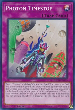 Photon Timestop (MP24-EN328) - Common - 1st Edition - 25th Anniversary Tin: Dueling Mirrors