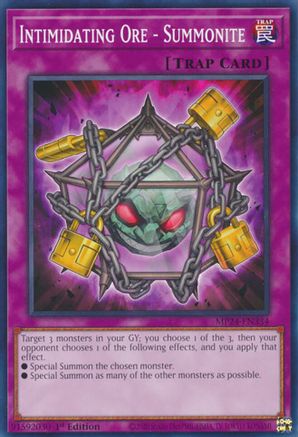 Intimidating Ore - Summonite (MP24-EN334) - Common - 1st Edition - 25th Anniversary Tin: Dueling Mirrors