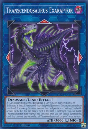 Transcendosaurus Exaraptor (MP24-EN391) - Common - 1st Edition - 25th Anniversary Tin: Dueling Mirrors