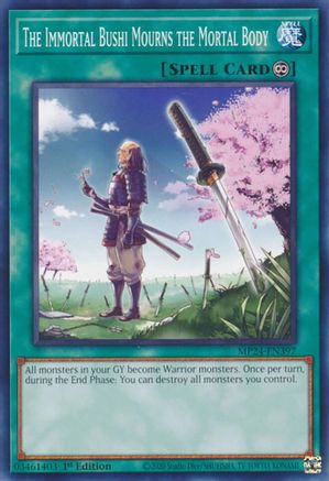 The Immortal Bushi Mourns the Mortal Body (MP24-EN397) - Common - 25th Anniversary Tin: Dueling Mirrors