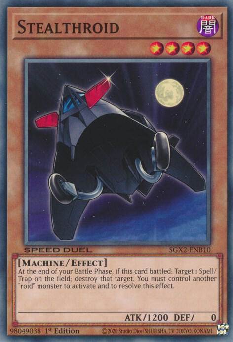 Stealthroid SGX2-ENB10 (Speed Duel GX: Midterm Paradox)  - 1st Edition