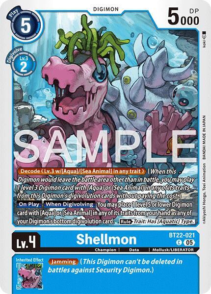 Shellmon BT22-021 C (Cyber Eden) 