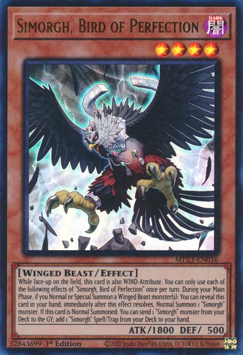 Simorgh Bird of Perfection MP23-EN016 (25th Anniversary Tin: Dueling Heroes Mega Pack)  - 1st Edition
